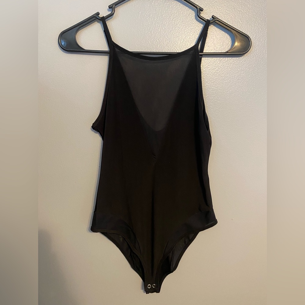 Size small black bodysuit